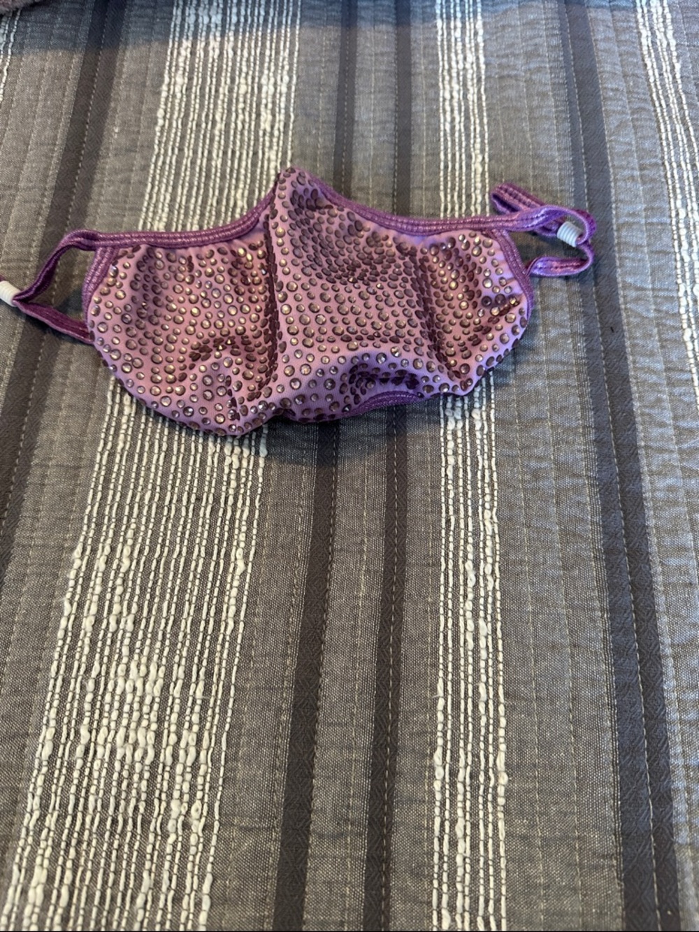 NWOT Embellished Purple Women's Fashion Face Mask
